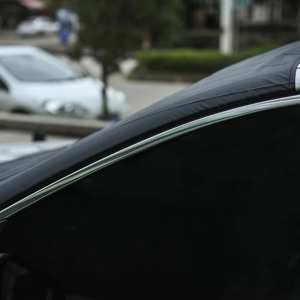 Windshield Snow Cover - Magnetic Frost Guard with Door Flaps – image 3