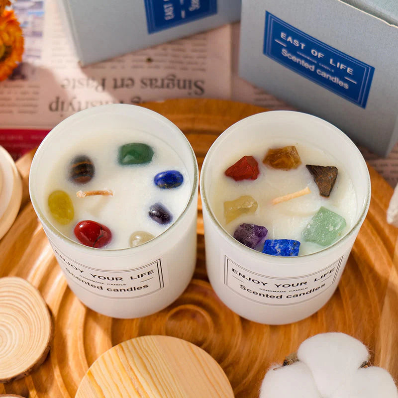 Crystal Stone Soy Wax Scented Candle Gift Box – image 5