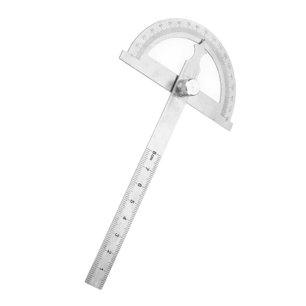 Protractor Angle Finder - Stainless Steel 0-180 Degree Locking Ruler – image 3