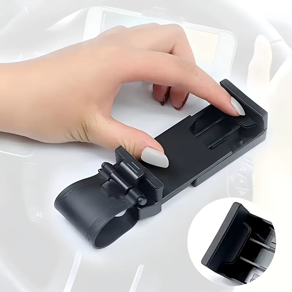 Steering Wheel Phone Mount -  Clip-On Cell Phone Holder for Car