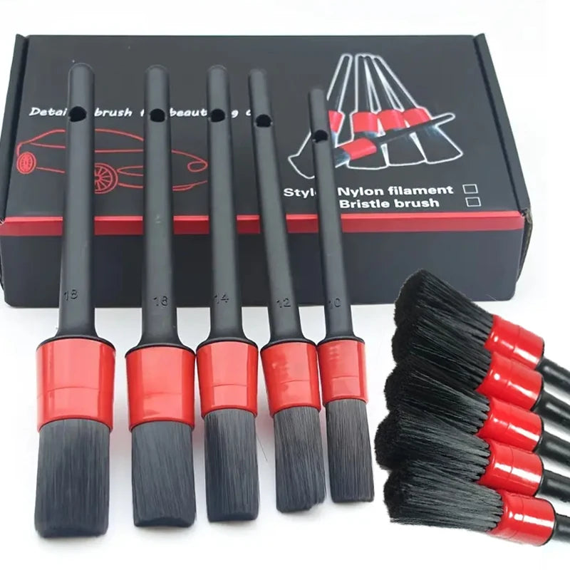 Car Detailing Brush Set for Vents, Wheels & Dashboard
