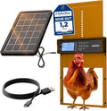 Automatic Chicken Coop Door, Solar Powered with Timer & Light Sensor
