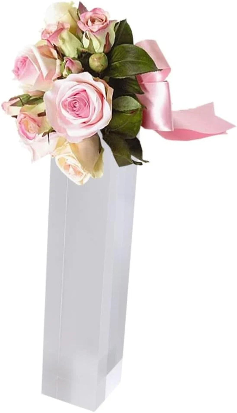 Earring Holder, Clear Acrylic Column Jewelry Display Stand