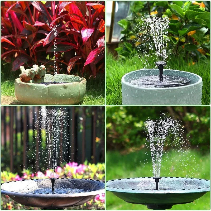 Solar Fountain Pump for Bird Bath and Pond, 6 Nozzles – image 7