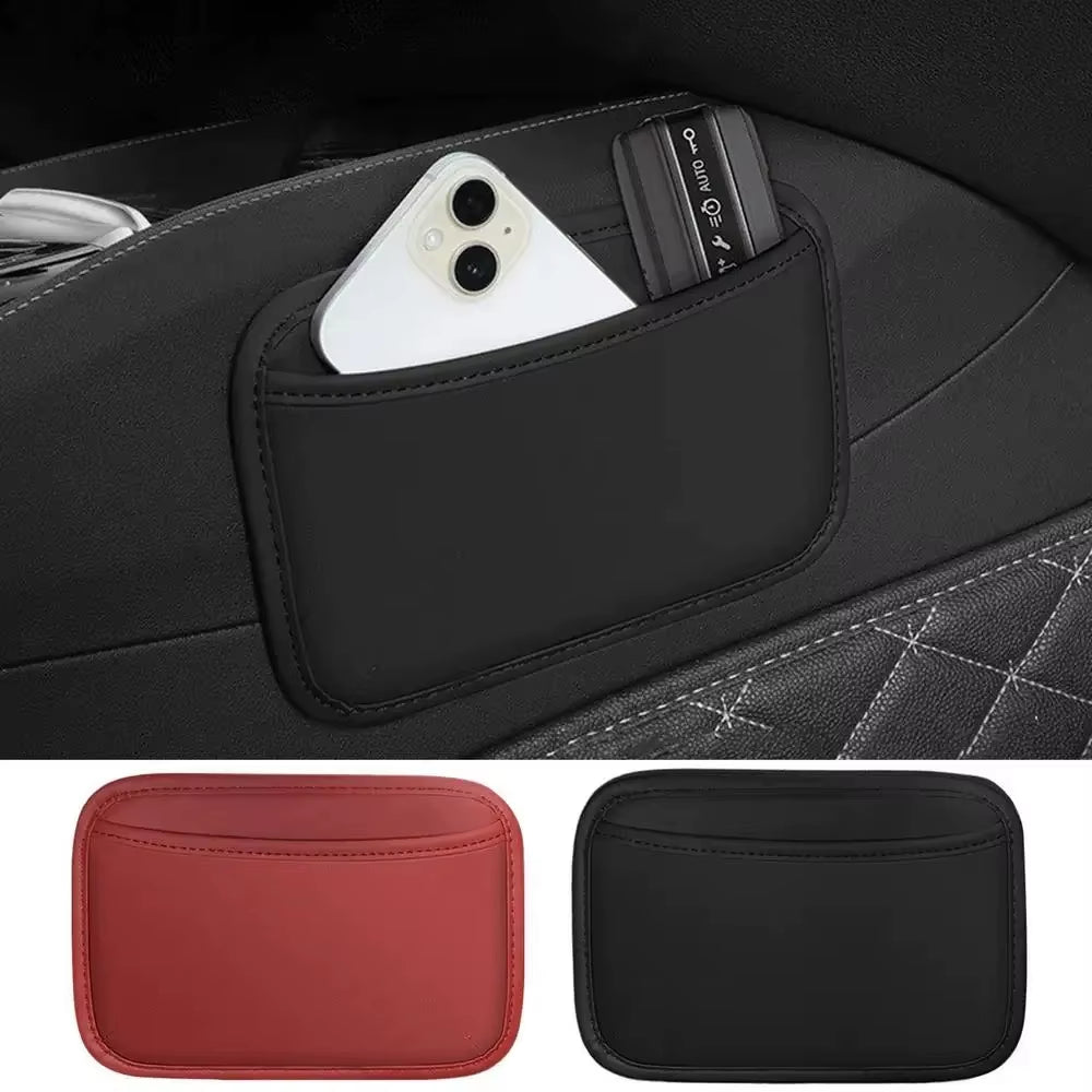 Stick-On Mesh Car Storage Pockets for Doors & Seats