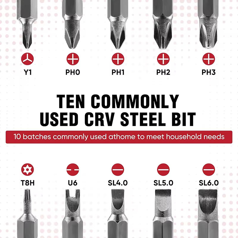 Ratchet Screwdriver Set - 11-in-1 Multi-Bit Driver – image 3