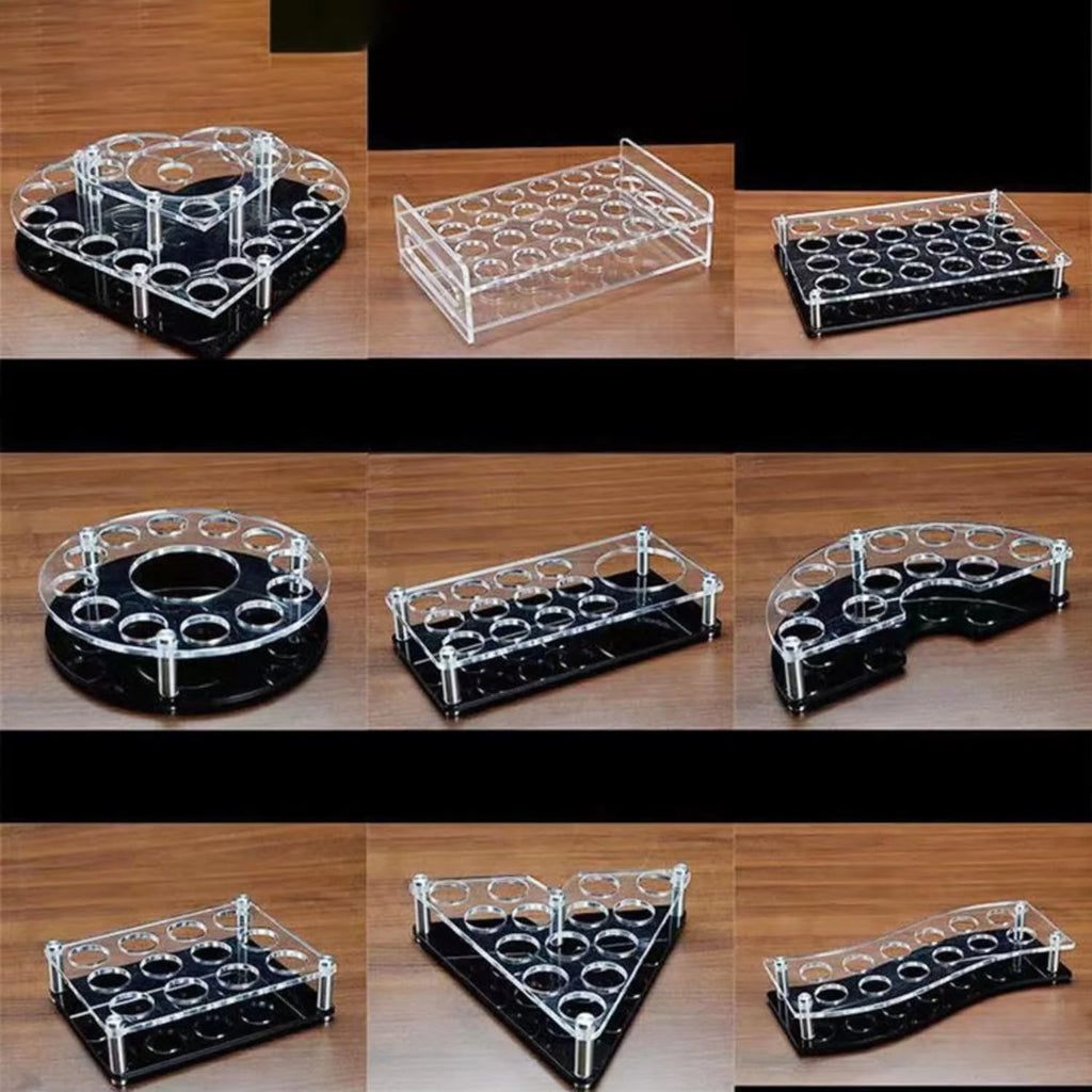 Shot Glass Holder - Acrylic Serving Tray and Display Rack – image 5