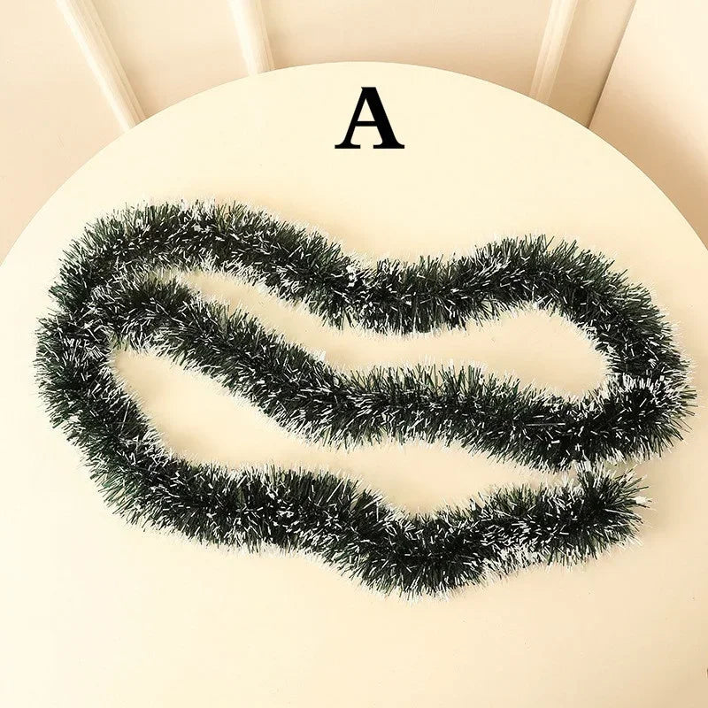 Christmas Ribbon Garland - 2 m Decorative Tree Ribbon