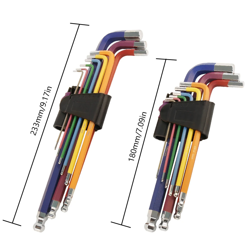 Extra Long Ball End Hex Key Set – 9 Pcs Metric 1.5–10mm – image 7