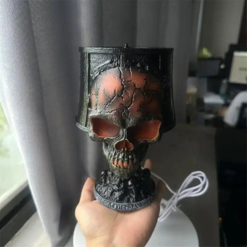 Halloween Skull Lamp - Weather Resistant LED Outdoor Garden Decoration
