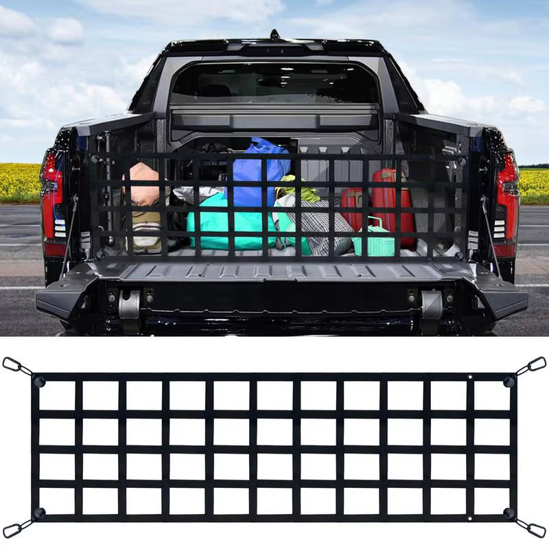 Truck Tailgate Net 60X18 Inch Pickup Bed Cargo Mesh