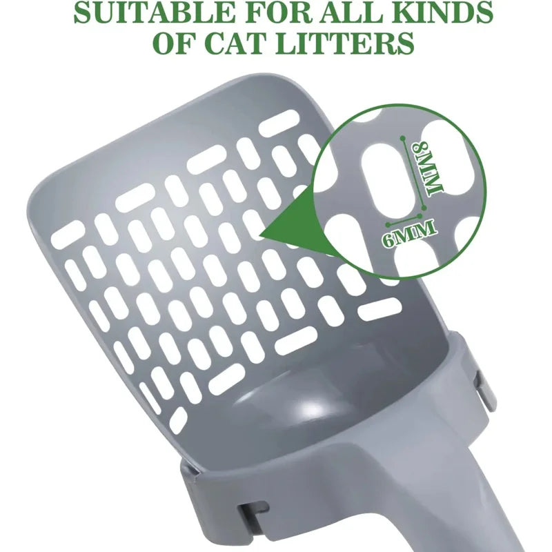 Cat Litter Scoop with Built-In Waste Holder and Refill Bags – image 4
