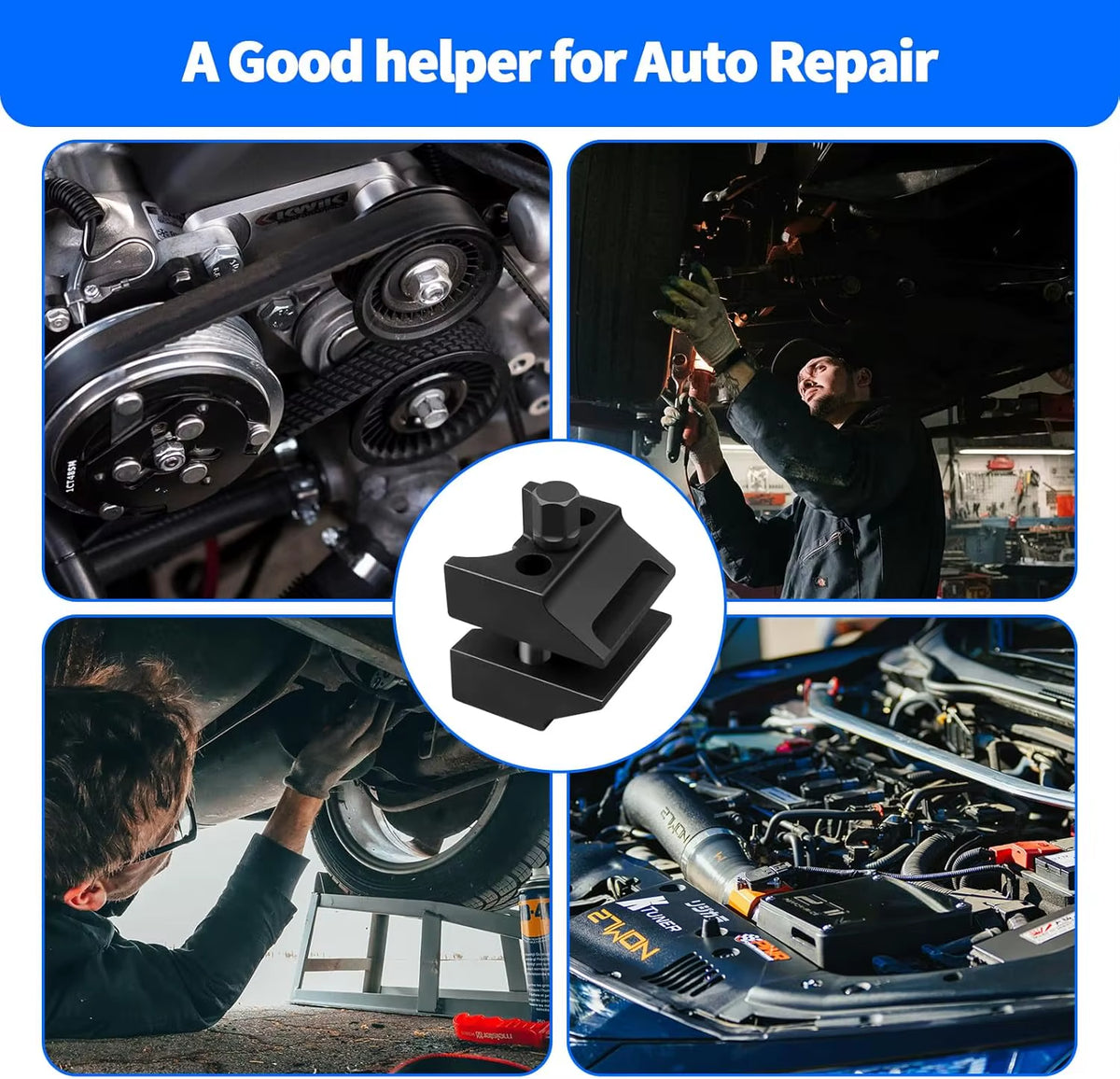 Universal Suspension Strut Split Hub Steering Knuckle Spreader Tool, Strut Spreader Tool Shock Absorber Strut Remover Tool