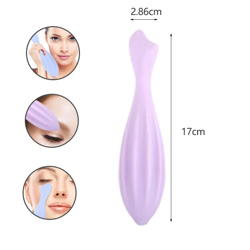 Silicone Face & Eye Massage Roller - Facial Beauty Skincare Tool – image 4