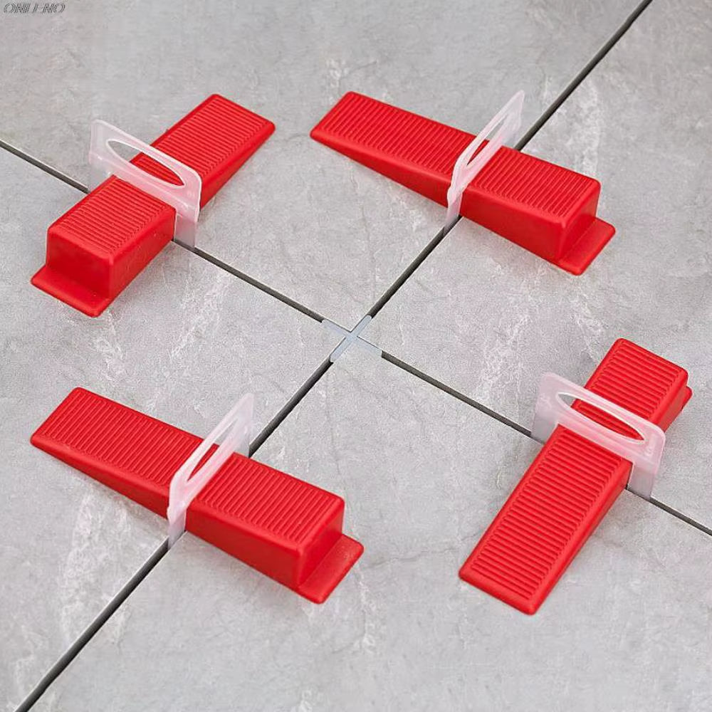 Tile Leveling System Clips 100-Pack 1mm Spacers for Wall & Floor – image 7
