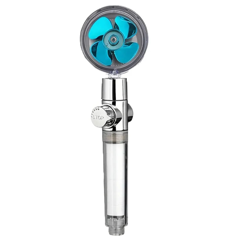 Turbo Fan Handheld Shower Head, 360 Rotating High Pressure Sprayer – image 14