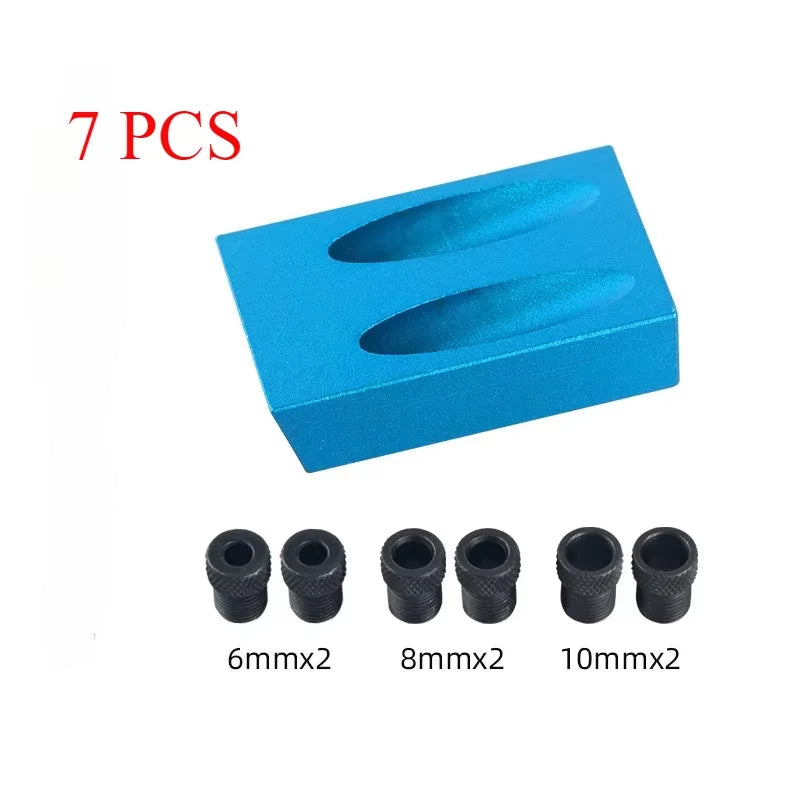 Pocket Hole Jig, 15-Degree Angled Drill Guide for Woodworking – image 9