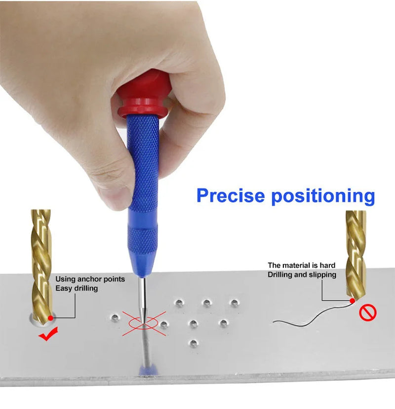 Automatic Center Punch – Spring-Loaded Metal Marker – image 7
