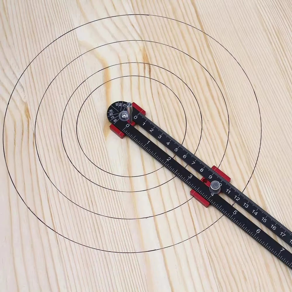 Beam Compass for Woodworking - Aluminum Circle Scribe up to 24 in – image 4