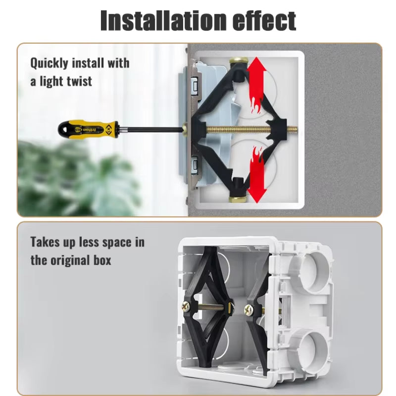 Switch Box Repair Kit - Electrical Outlet Box Fix Screws