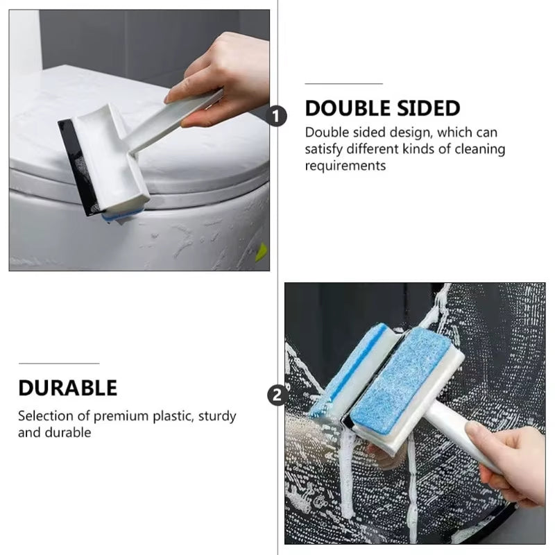 Shower Glass Squeegee Sponge Brush – image 6
