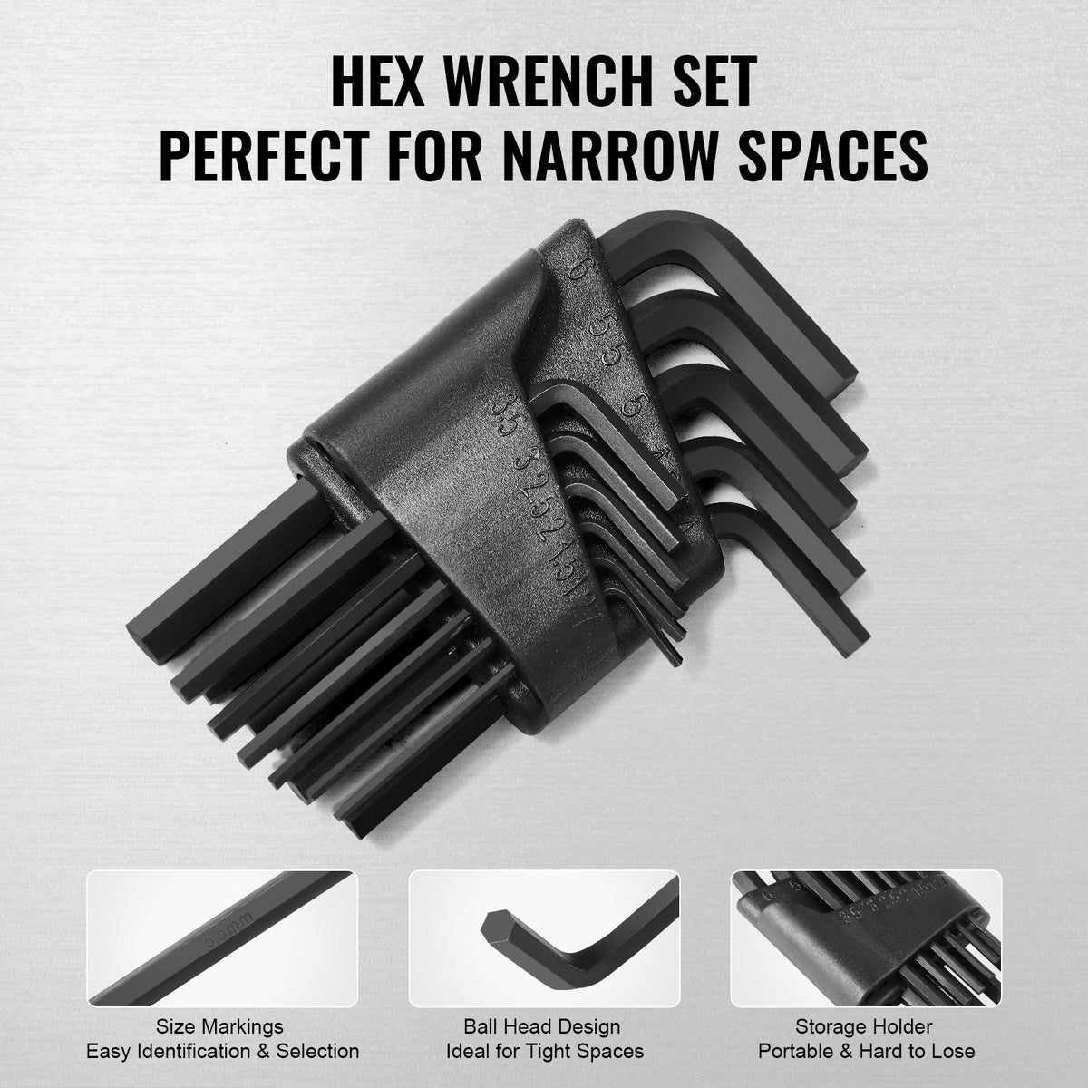 Mechanics Tool Set – 121 Pc SAE and Metric Socket Kit with Case – image 5