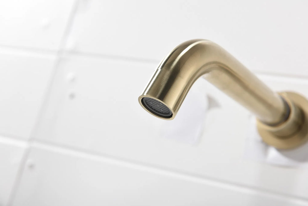 Wall Mounted Bathroom Sink Faucet, Single Lever with Pop-Up Drain – image 9