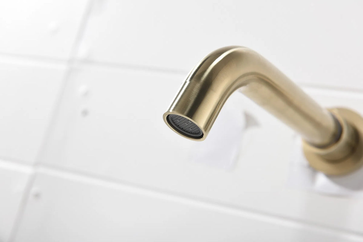 Wall Mounted Bathroom Sink Faucet, Single Lever with Pop-Up Drain – image 9