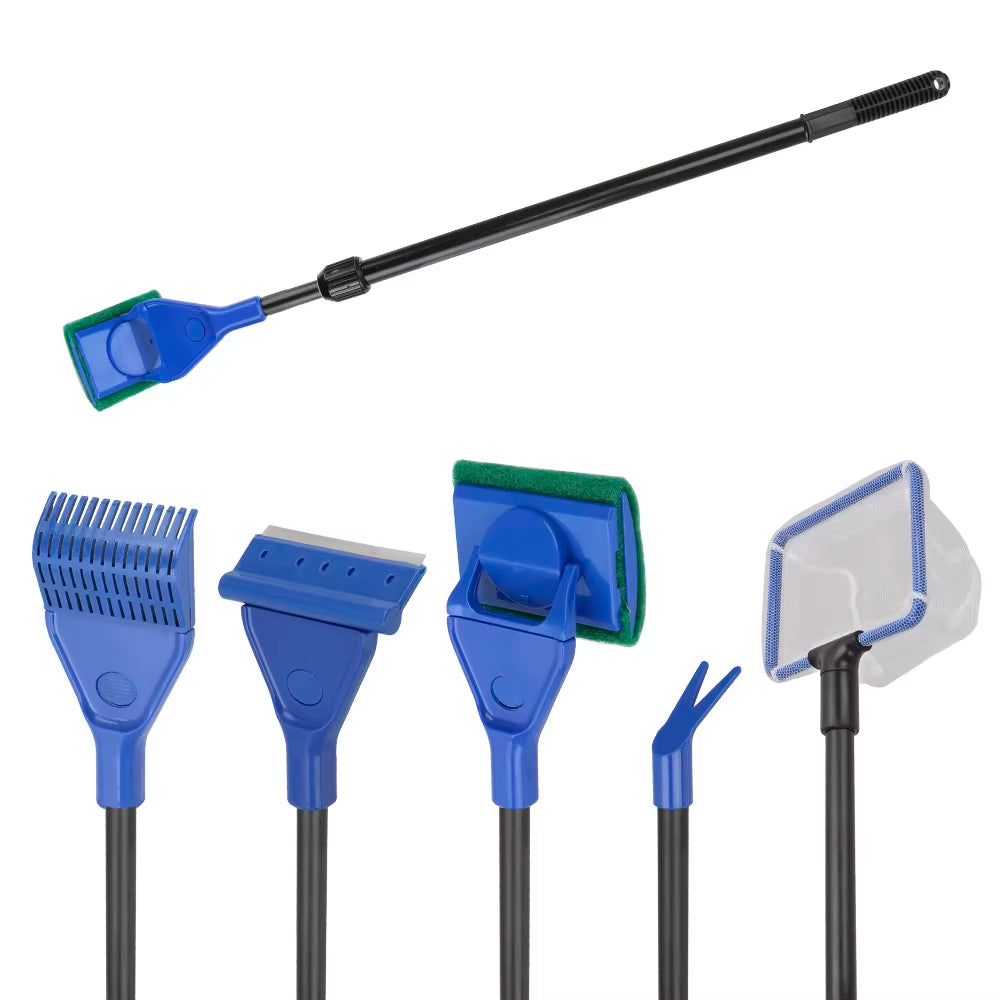 Aquarium Cleaning Tool Set - 5-in-1 Fish Tank Cleaner Kit – image 2