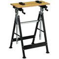 Work Bench Tool Stand Adjustable Height with 4 Clamps