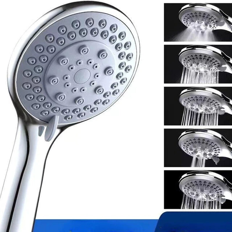 Handheld Shower Head - 5-Setting High Pressure Sprayer, 5 ft Hose – image 6