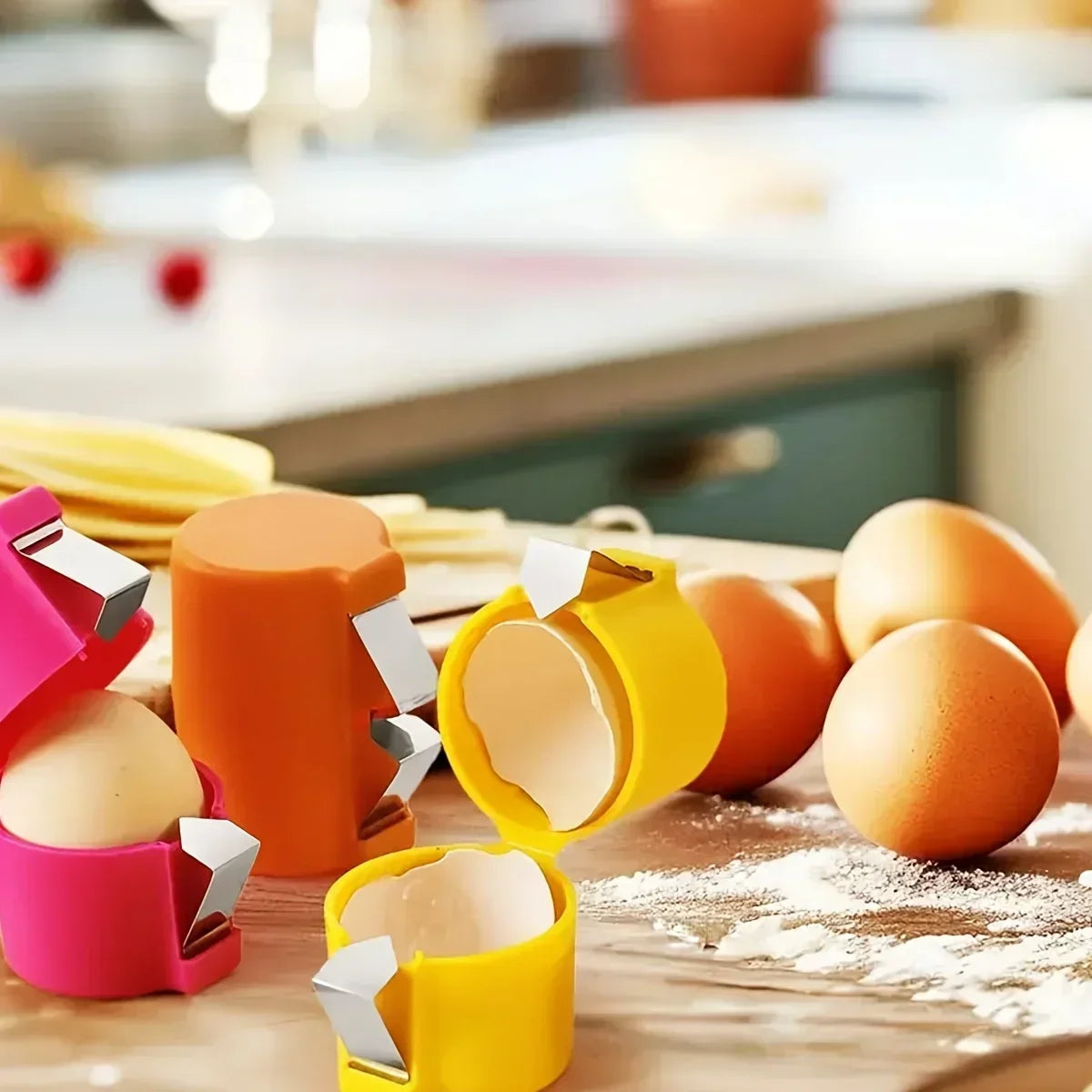 Egg Shell Opener - Handheld Egg Cracker & Separator