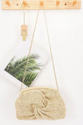 Twist Knot Woven Crossbody Bag with Detachable Chain Strap – image 6
