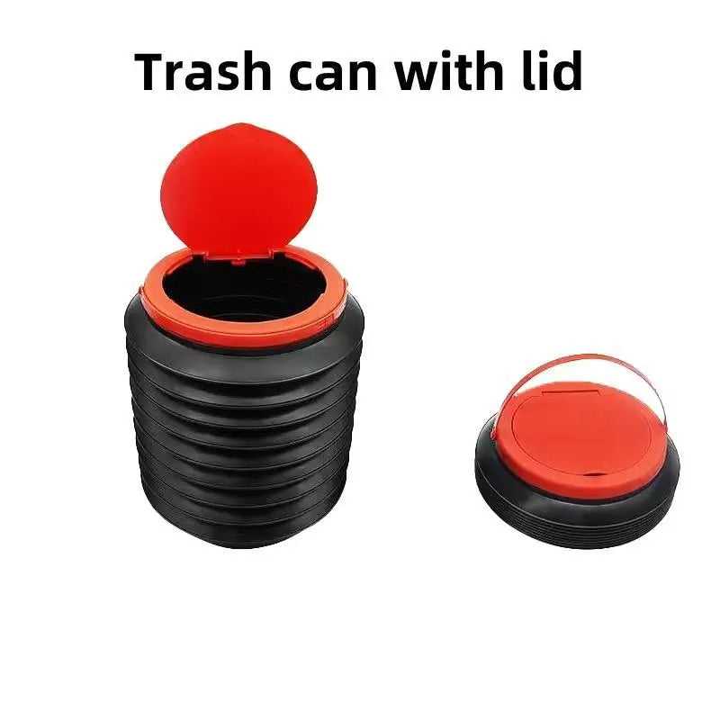 Foldable Hanging Car Trash Can & Umbrella Storage Bucket – image 7