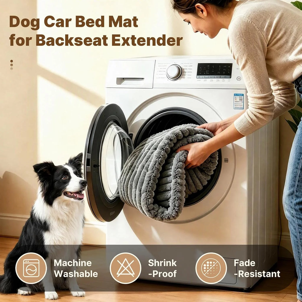 Dog Car Seat Cushion – Extra-Thick Non-Slip Back Seat Mat – image 2