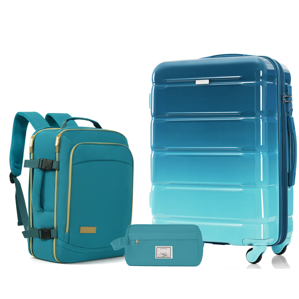 3-Piece Luggage Set, 28 in Checked Suitcase, Duffel and Toiletry Bag – image 2