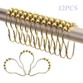12-Pack Rust-Proof Shower Curtain Hooks – image 8