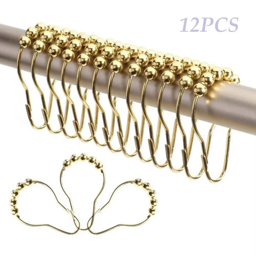12-Pack Rust-Proof Shower Curtain Hooks – image 8