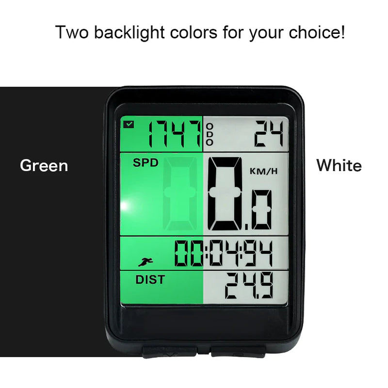 Bike Speedometer, Waterproof LCD Cycling Computer, Wired or Wireless – image 12