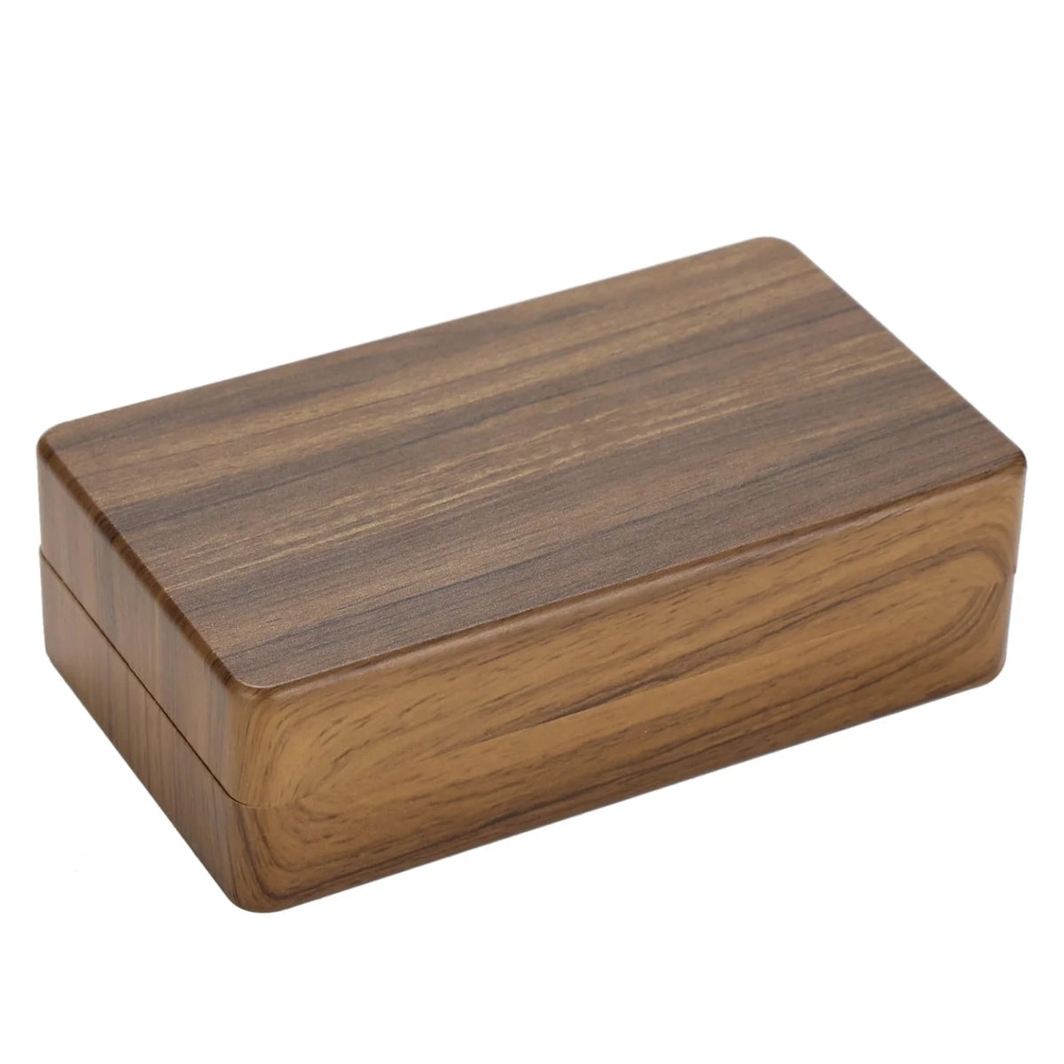Travel Jewelry Case – Compact Walnut Wood Organizer for Rings – image 2