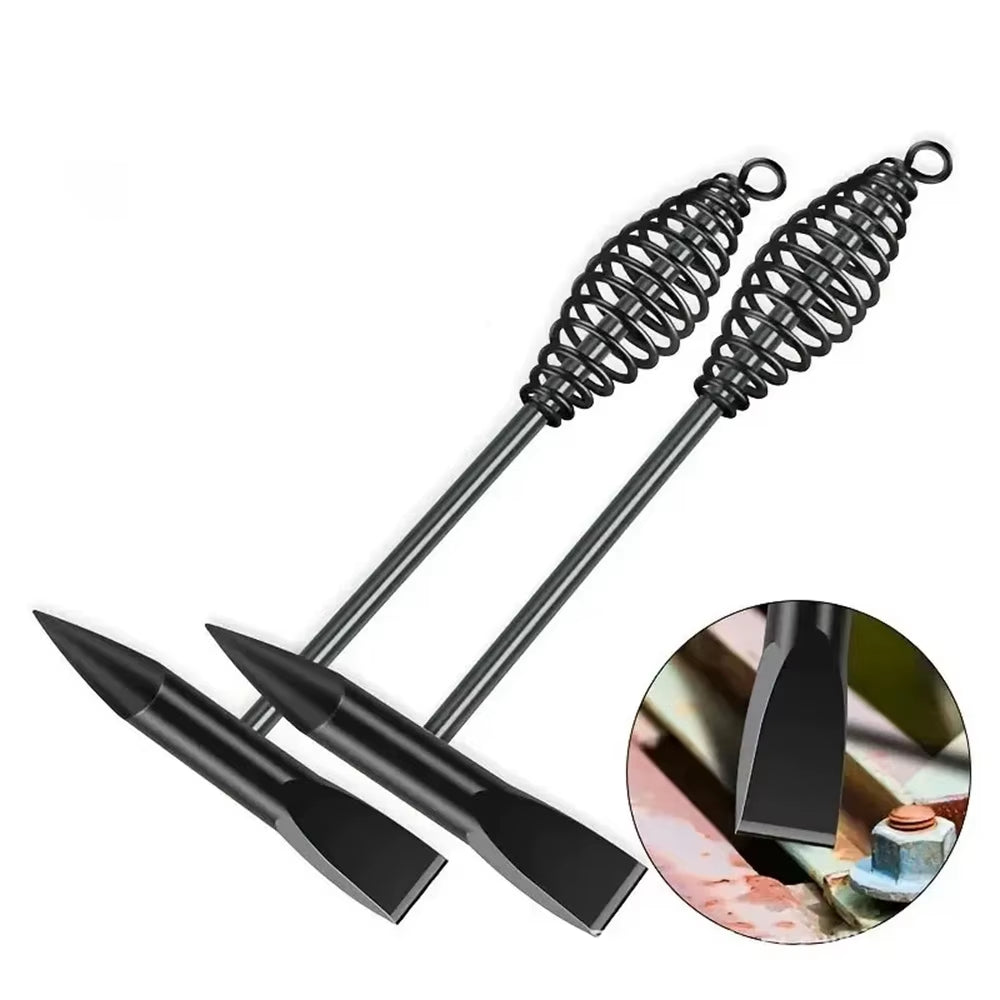Welding Chipping Hammer with Spring Handle, Slag Hammer