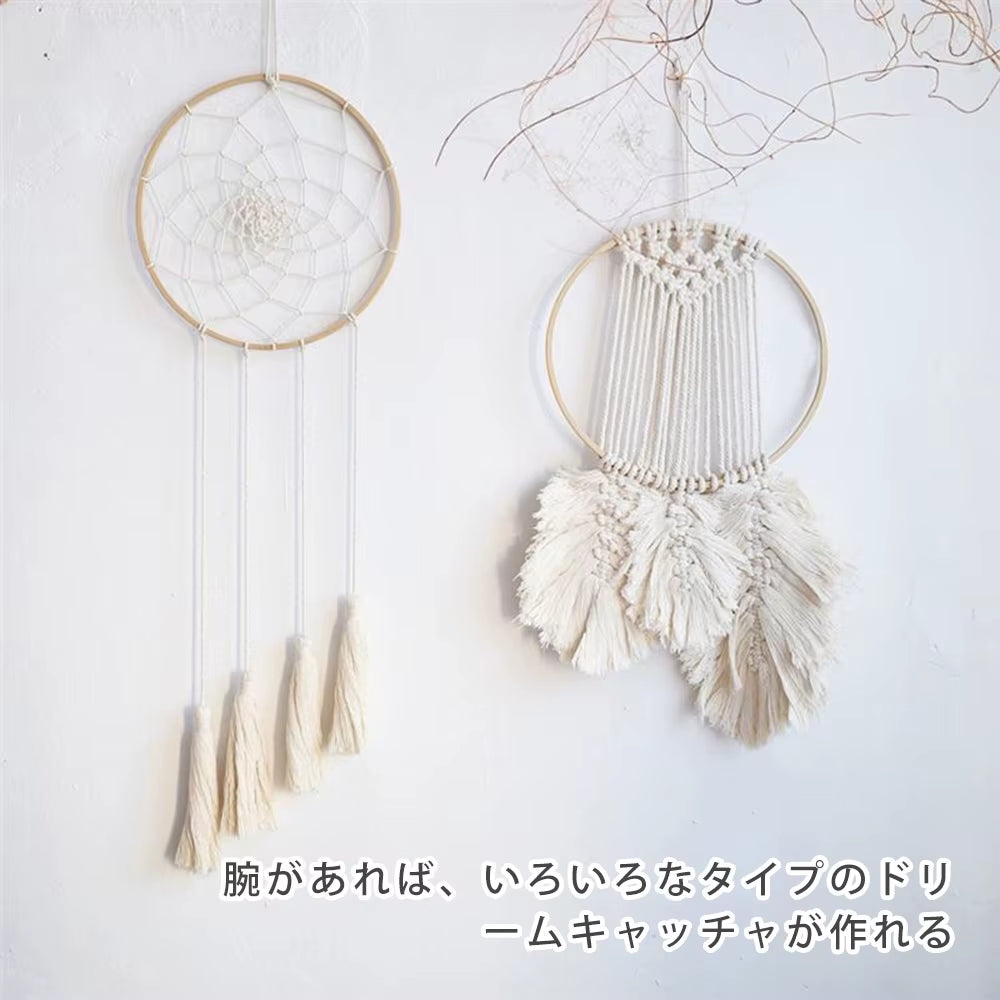 Bamboo Floral Hoop Rings, 10-Pack 26 cm Macrame & Wreath Hoops – image 7