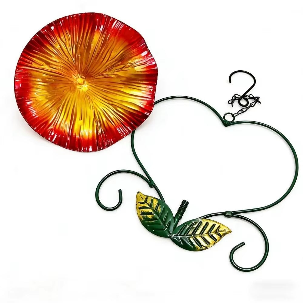 Heart Bird Feeder - Hanging Iron Feeding Station – image 3