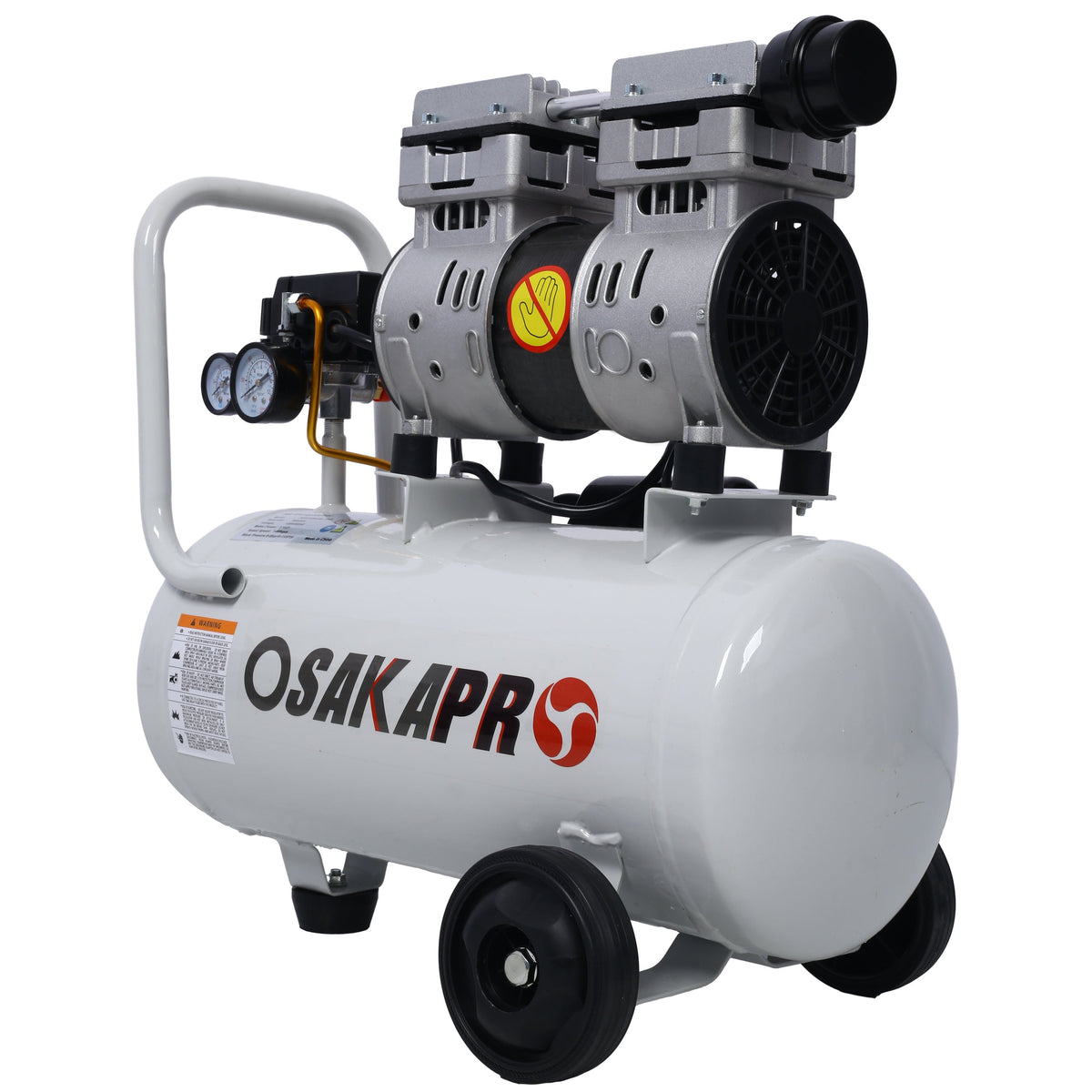 Air Compressor – 8 Gallon 1.5 HP Quiet Oil-Free Shop Compressor