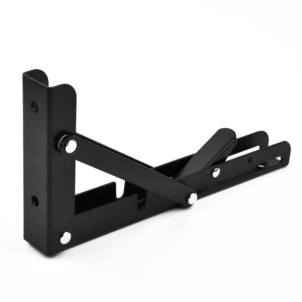 Folding Shelf Brackets - 2-Pack Stainless Steel Camper Table Brackets – image 3