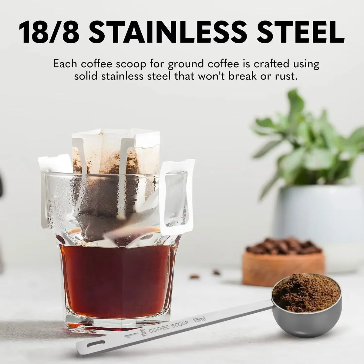 Measuring Spoons Set - 5 Piece 304 Stainless Steel, 5-30 ml – image 5