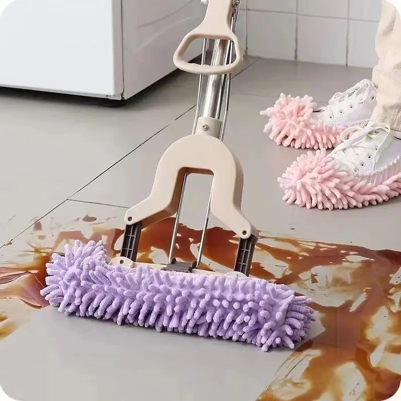 Mop Slippers - Dust Cleaning Floor Mop Shoe Covers