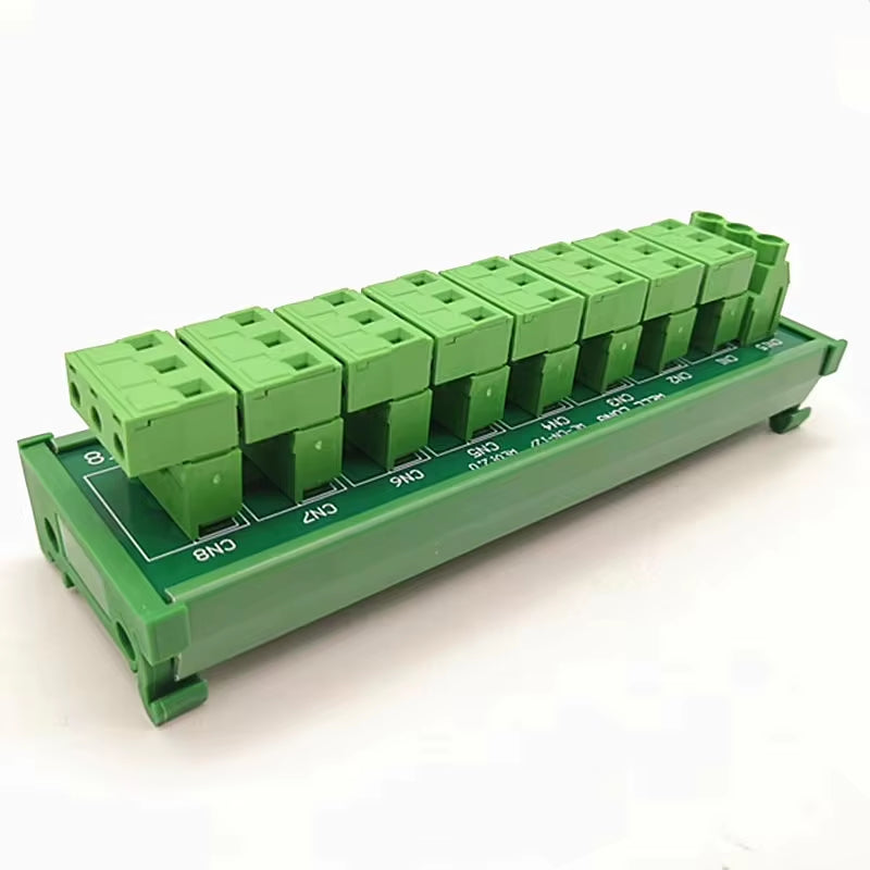 DIN Rail Distribution Terminal Block, Pluggable 3-Row Module – image 7