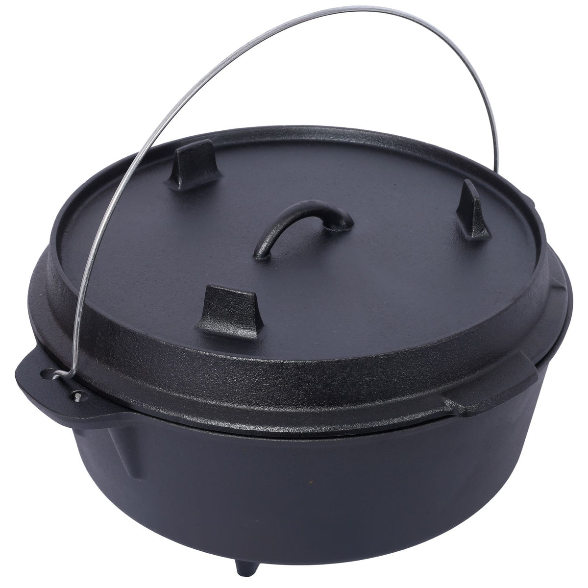 Campfire Cooking Pot Deep Camping Pot with Leg Stand – image 2