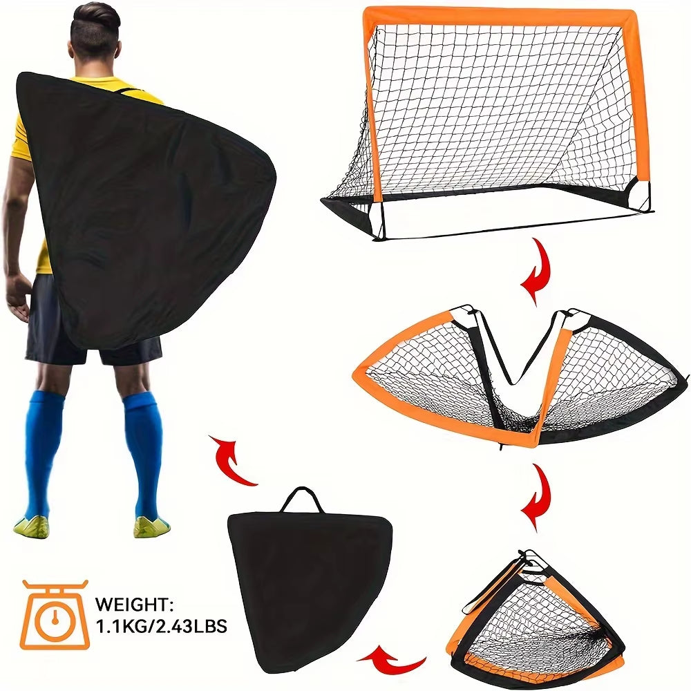 Pop Up Soccer Goal for Backyard, Foldable with Carry Bag – image 4